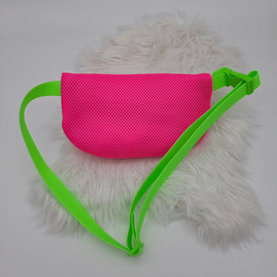Preview: Gürteltasche - Air Mesh Neon Pink - Klein